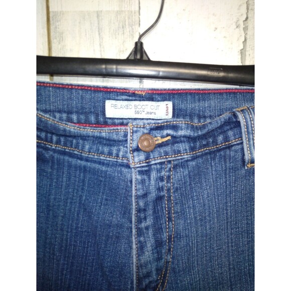 Levi 550 Jeans Women's 12M 32x30 Classic Relaxed Boot Cut Stretch Blue Denim - Picture 4 of 9